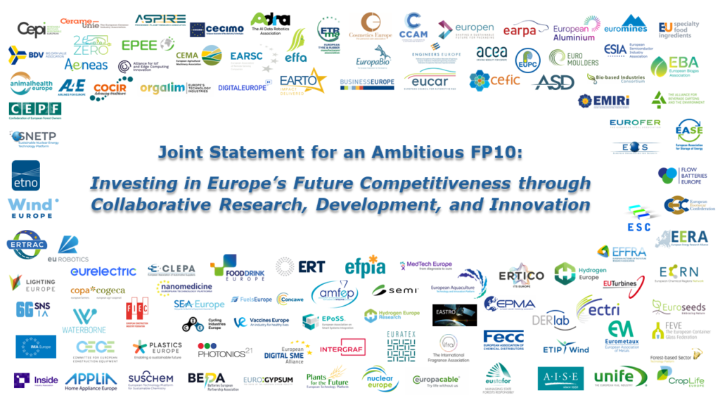 IMA-Europe co-signed a Joint Statement for an Ambitious FP10